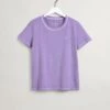 Gant Naisten T-paita SUNFADED C-NECK SS T-SHIRT Vaalea Lila -Kekäle gant naisten t paita sunfaded c neck ss t shirt vaalea lila 1