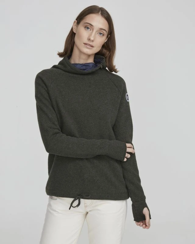 Holebrook Naisten Neule MARTINA WP Tummanvihreä 3 Holebrook Naisten Neule MARTINA WP Tummanvihreä