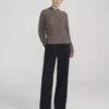 Holebrook Naisten Neule, THERESE V-NECK Ruskeanharmaa -Kekäle holebrook naisten neule therese v neck ruskeanharmaa 1