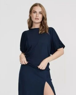 Holebrook Naisten T-paita ALICE TEE Tummansininen