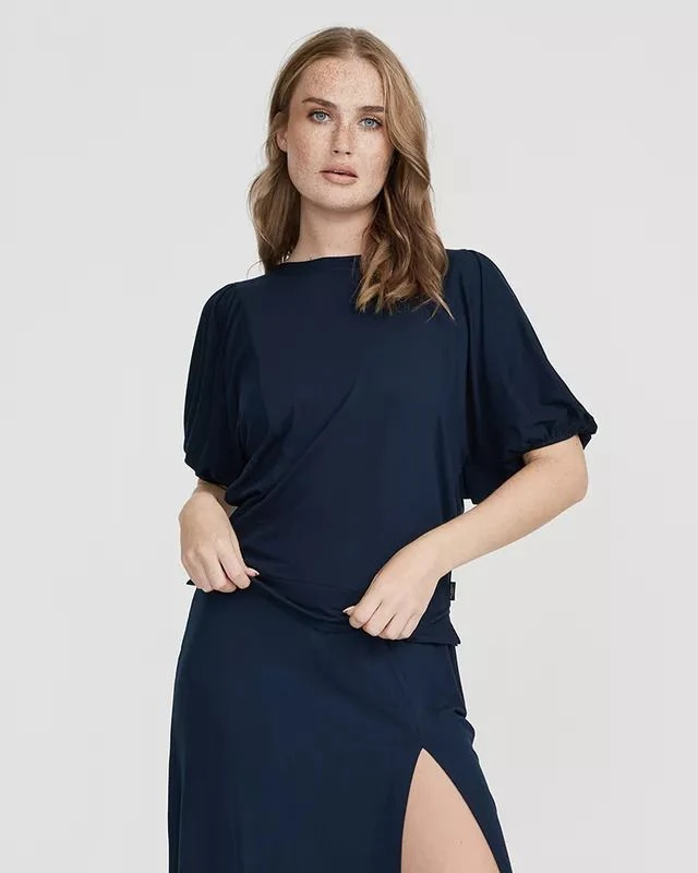 Holebrook Naisten T-paita ALICE TEE Tummansininen 3 Holebrook Naisten T-paita ALICE TEE Tummansininen