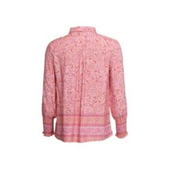 Isay, Naisten Paita, Gyta Smock Blouse Pinkki Kuosi -Kekäle isay naisten paita gyta smock blouse pinkki kuosi 3