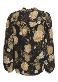 Isay Naisten Paitapusero ANNICA LS SHIRT Musta Kuosi -Kekäle isay naisten paitapusero annica ls shirt musta kuosi 4