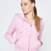 Juicy Couture Naisten Huppari TERRY TOWELING ROBERTSON HOODIE Vaalea Lila -Kekäle juicy couture naisten huppari terry toweling robertson hoodie vaalea lila 1