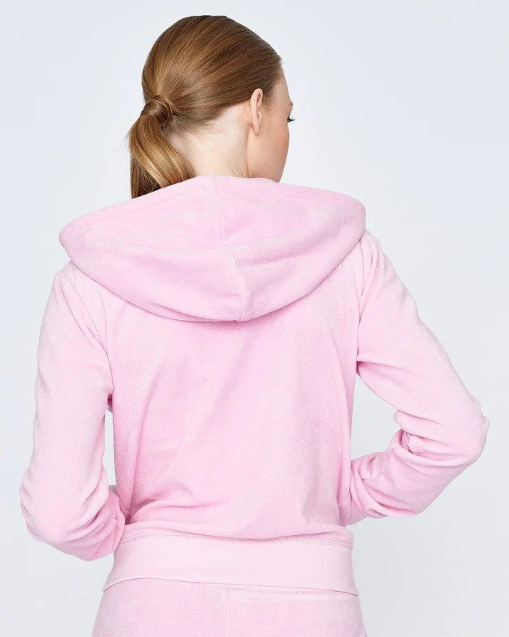 Juicy Couture Naisten Huppari TERRY TOWELING ROBERTSON HOODIE Vaalea Lila 4 Juicy Couture Naisten Huppari TERRY TOWELING ROBERTSON HOODIE Vaalea Lila - Image 2