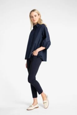 Kuusama Paita, CARLA SHIRT Tummansininen