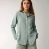 Lexington Naisten Paitapusero, ISA LINEN SHIRT Vedenvihreä -Kekäle lexington naisten paitapusero isa linen shirt vedenvihrea 1