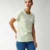 Lexington Naisten T-Paita VANESSA ORGANIC COTTON Limenvihreä -Kekäle lexington naisten t paita vanessa organic cotton limenvihrea 1