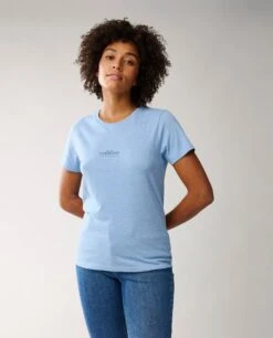 Lexington Naisten T-Paita VANESSA ORGANIC COTTON Vaaleansininen