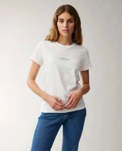 Lexington Naisten T-Paita VANESSA ORGANIC COTTON Valkoinen
