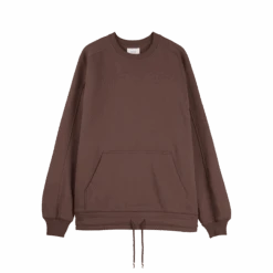 Makia Naisten Collegepaita RORY SWEATSHIRT Tummanruskea