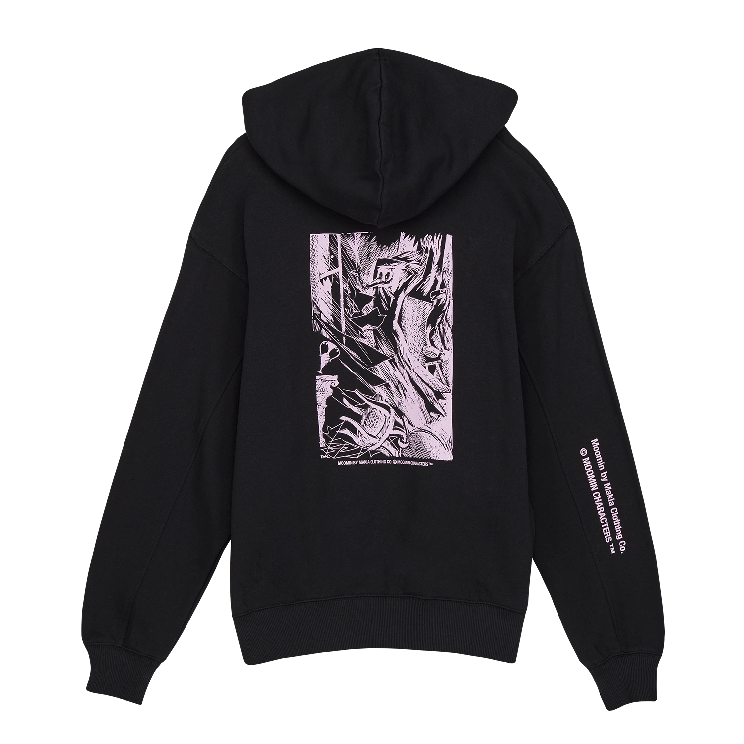 Makia Naisten Huppari Fillyjonk Hooded Sweatshirt Musta 4 Makia Naisten Huppari Fillyjonk Hooded Sweatshirt Musta - Image 2