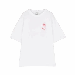 Makia Naisten T-Paita Happy T-Shirt Valkoinen