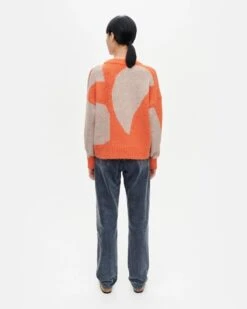 Marimekko Neulepaita, MAREY KONKELO Oranssi Kuosi -Kekäle marimekko neulepaita marey konkelo oranssi kuosi 2