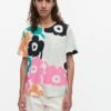 Marimekko Unisex T-Paita, ERNA RELAXED PIENI UNIKKO T-PAITA Monivärinen Kuosi
