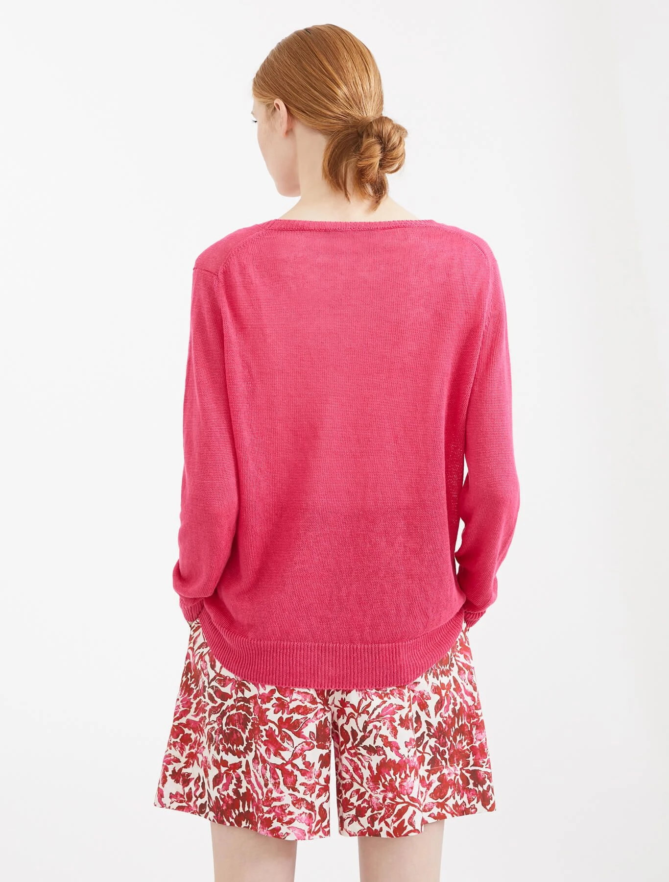 Max Mara Weekend Naisten Pellavaneule, Canarie Pinkki 4 Max Mara Weekend Naisten Pellavaneule, Canarie Pinkki - Image 2