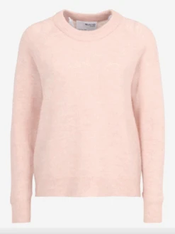 Selected Femme Naisten Neulepaita, Lulu LS Knit O-Neck Vaaleanpunainen