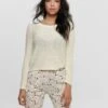 Only Naisten Neule, Geena Xo L/S Pullover Luonnonvalkoinen -Kekäle only naisten neule geena xo l s pullover luonnonvalkoinen 1