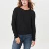 Only Naisten Neule, Geena Xo L/S Pullover Musta