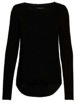 Only Naisten Neule, Geena Xo L/S Pullover Musta -Kekäle only naisten neule geena xo l s pullover musta 3