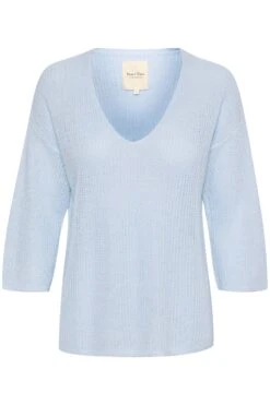 Part Two Naisten Neulepusero NETRONA PULLOVER Vaaleansininen -Kekäle part two naisten neulepusero netrona pullover vaaleansininen 3