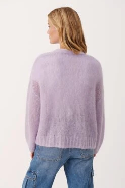 Part Two Naisten Neuletakki RASTINA CARDIGAN Liila -Kekäle part two naisten neuletakki rastina cardigan liila 6