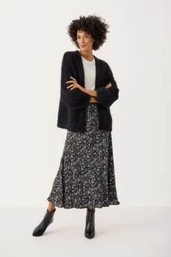 Part Two Naisten Neuletakki RASTINA CARDIGAN Musta