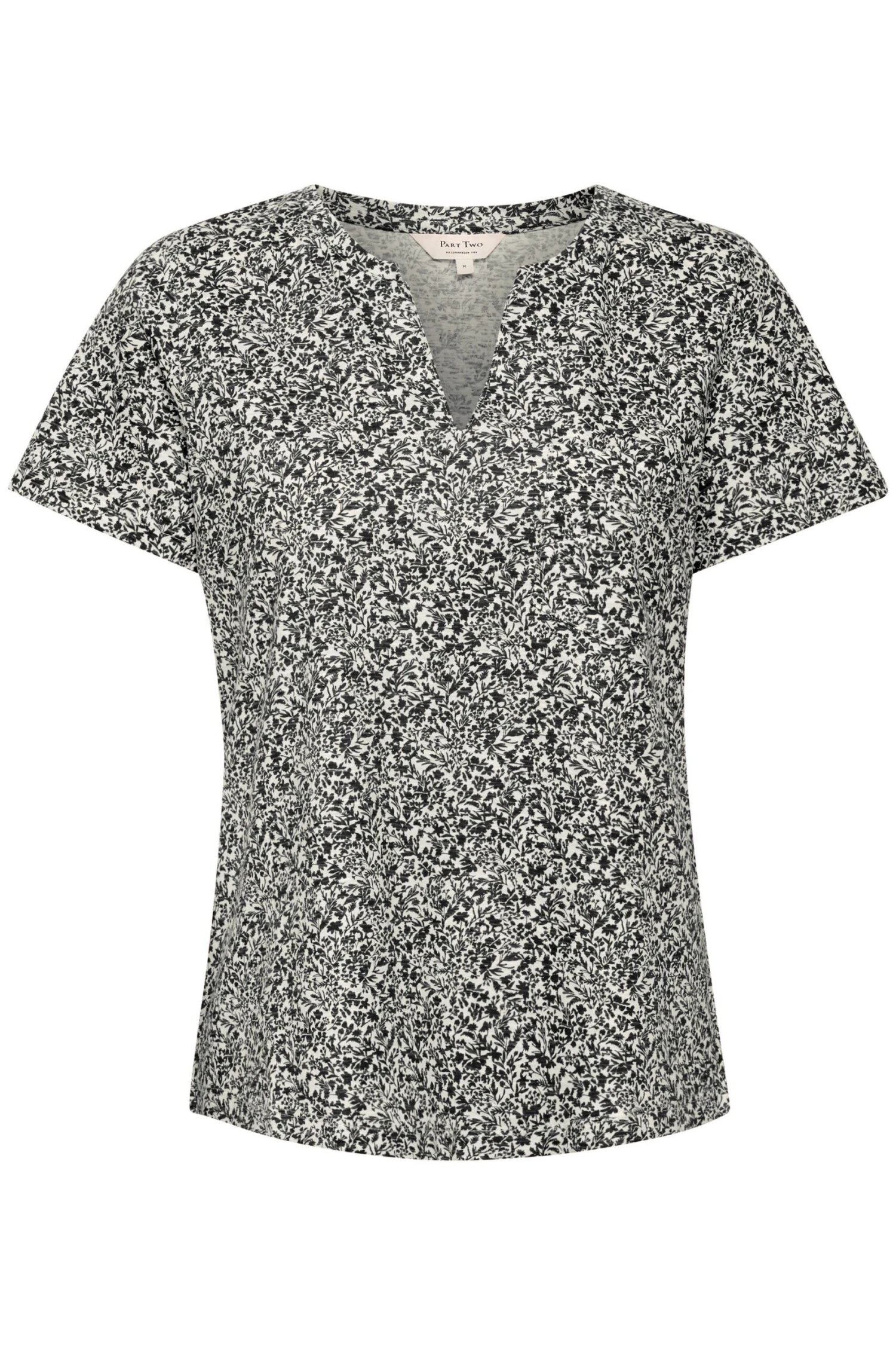 Part Two Naisten T-paita GESINA T-SHIRT Mustavalkoinen 5 Part Two Naisten T-paita GESINA T-SHIRT Mustavalkoinen - Image 3