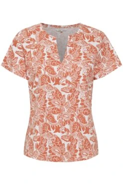 Part Two Naisten T-paita GESINA T-SHIRT Oranssi Kuosi