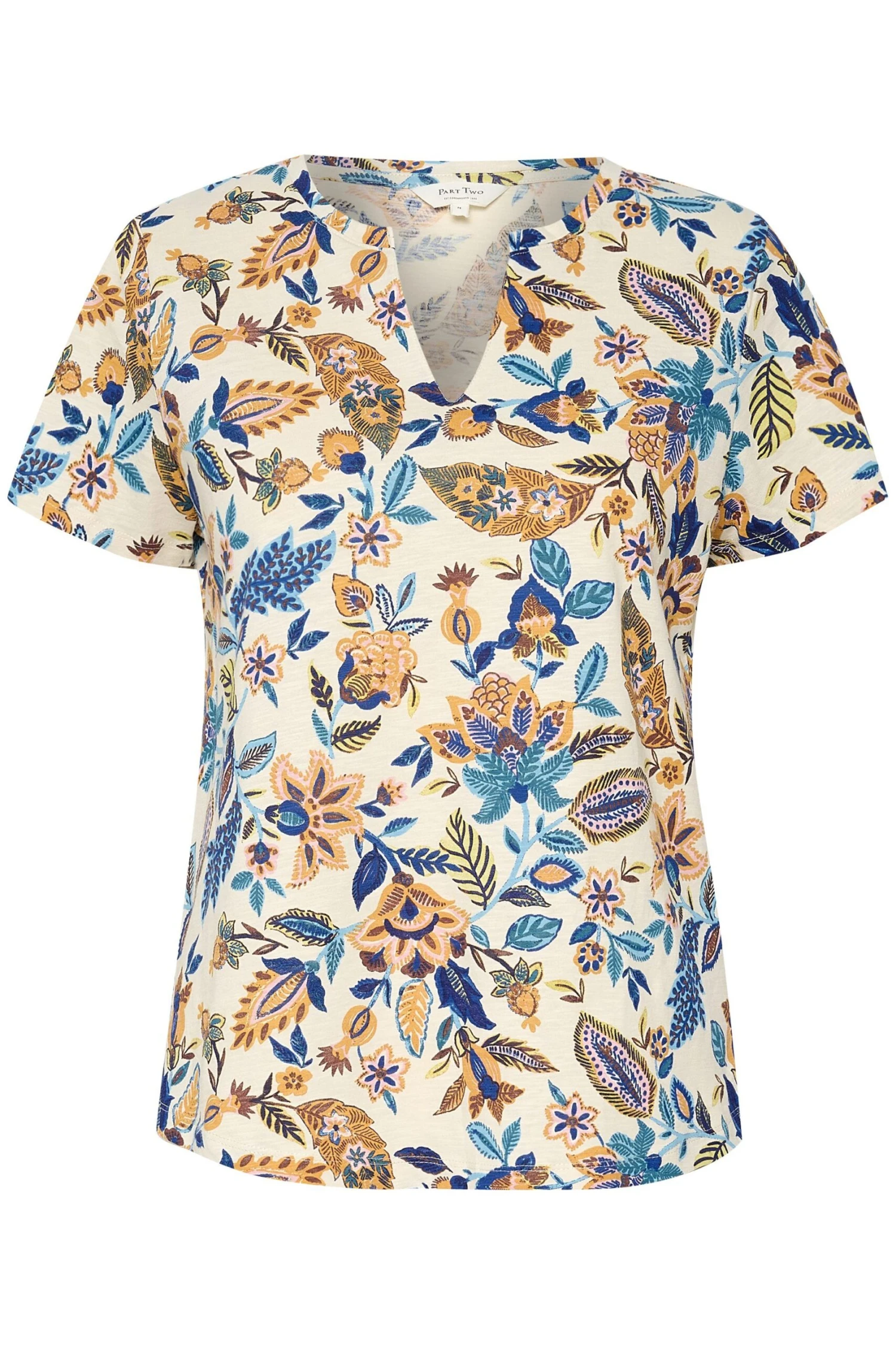 Part Two T-paita, GESINAS T-SHIRT Oranssi Kuosi 4 Part Two T-paita, GESINAS T-SHIRT Oranssi Kuosi - Image 2