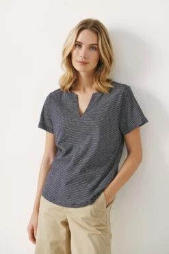 Part Two T-paita, GESINAS T-SHIRT Raidallinen Sininen