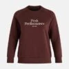 Peak Performance Naisten Collegepusero W ORIGINAL GREW W ORIGINAL GREW-OFFWHITE Kaakaonruskea -Kekäle peak performance naisten collegepusero w original grew w original grew offwhite kaakaonruskea 1