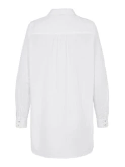 Pieces Naisten Paita PCNOMA LS LONG SHIRT NOOS Valkoinen -Kekäle pieces naisten paita pcnoma ls long shirt noos valkoinen 4