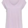 Pieces, Naisten T-paita, Pckamala Tee Noos Bc Vaalea Lila -Kekäle pieces naisten t paita pckamala tee noos bc vaalea lila 1 1