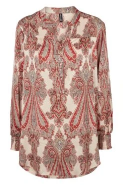 Prepair Naisten Pusero Samilla Blouse Punainen Kuosi