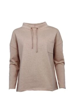 S.T.I Naisten Collegepaita FANNIA Vaalea Beige