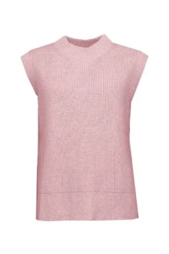 S.T.I Naisten Neuleliivi PETUNIA KNIT VEST Vaaleanpunainen