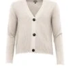 S.T.I Naisten Villatakki MELODY CARDIGAN Luonnonvalkoinen -Kekäle s t i naisten villatakki melody cardigan luonnonvalkoinen 1