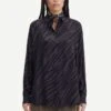 Samsoe And Samsoe Naisten Kauluspaita ALFRIDA SHIRT Musta Kuosi -Kekäle samsoe and samsoe naisten kauluspaita alfrida shirt musta kuosi 1