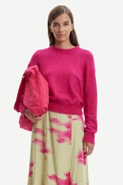 Samsoe And Samsoe Naisten Neule, Anour Pinkki