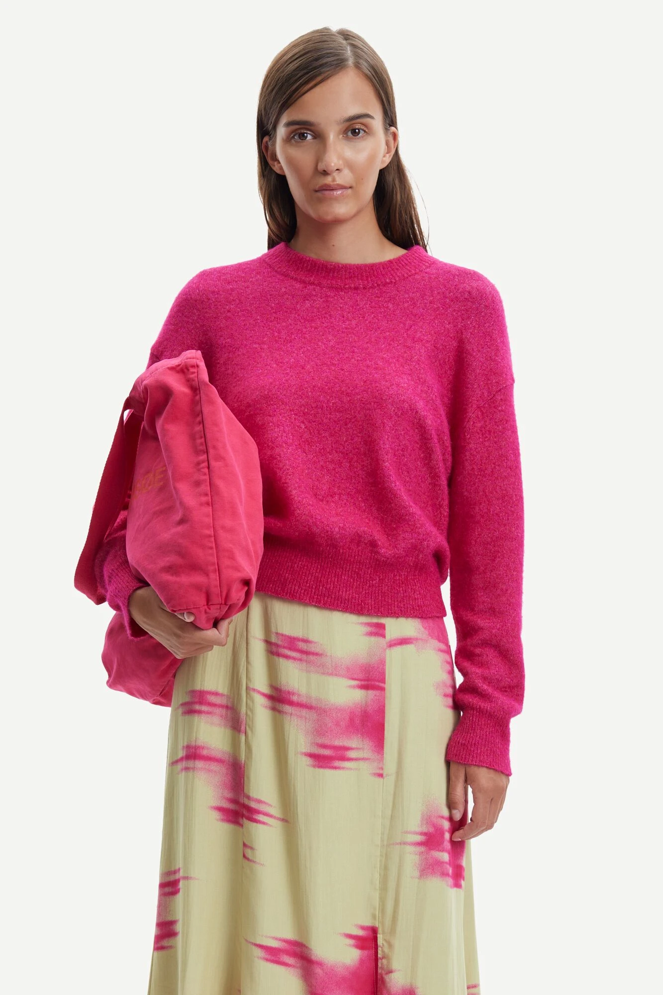 Samsoe And Samsoe Naisten Neule, Anour Pinkki 3 Samsoe And Samsoe Naisten Neule, Anour Pinkki