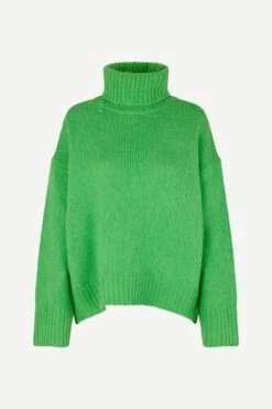 Samsoe And Samsoe Naisten Neule MOLLI TURTLENECK Vihreä