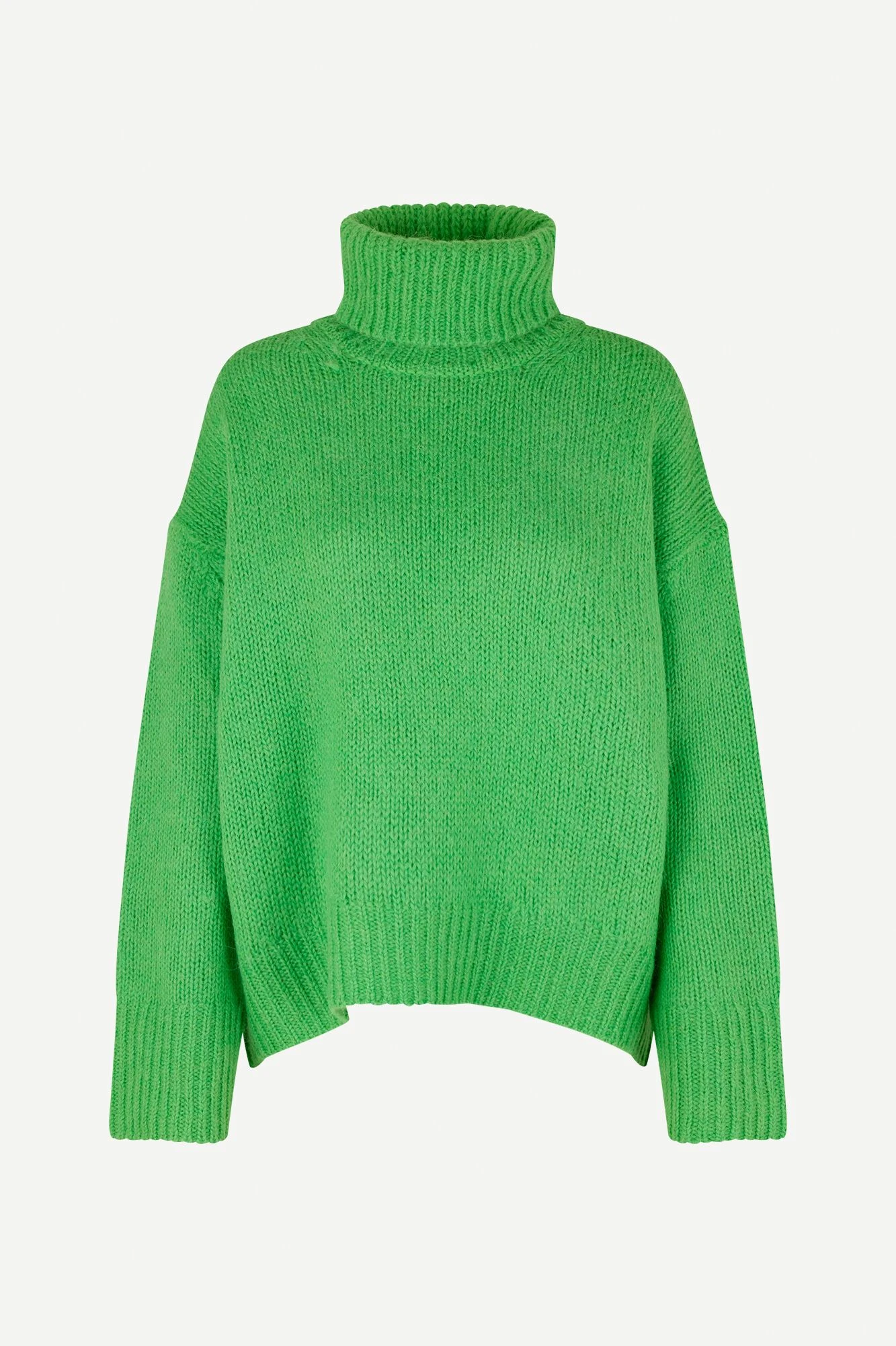 Samsoe And Samsoe Naisten Neule MOLLI TURTLENECK Vihreä 3 Samsoe And Samsoe Naisten Neule MOLLI TURTLENECK Vihreä