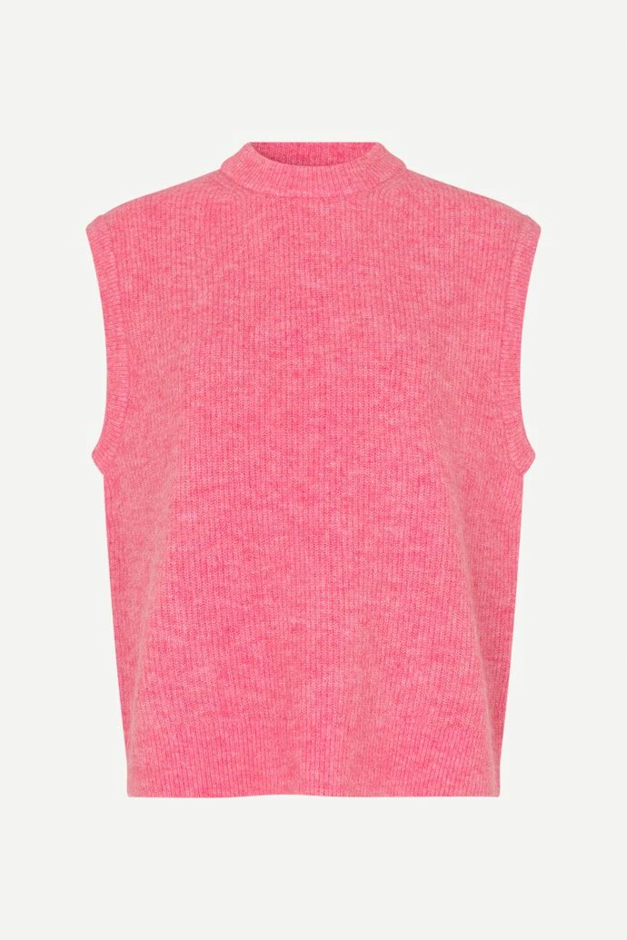 Samsoe And Samsoe, Naisten Neuleliivi, Nor Vest 7355 Pinkki 3 Samsoe And Samsoe, Naisten Neuleliivi, Nor Vest 7355 Pinkki