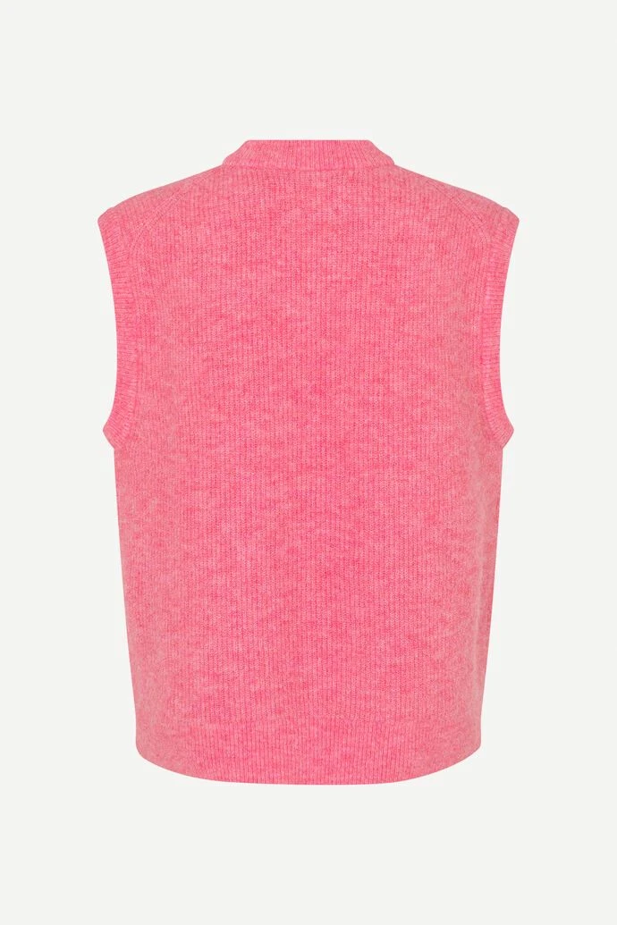 Samsoe And Samsoe, Naisten Neuleliivi, Nor Vest 7355 Pinkki 4 Samsoe And Samsoe, Naisten Neuleliivi, Nor Vest 7355 Pinkki - Image 2