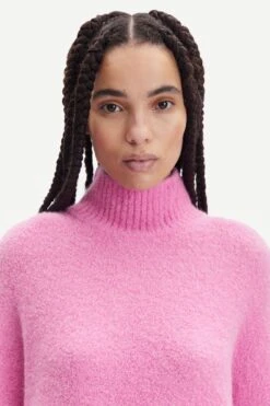 Samsoe And Samsoe Naisten Neulepaita AD JESSI TURTLENECK 14464 Pinkki