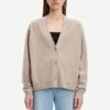 Samsoe And Samsoe Naisten Neuletakki AMARIS SHORT CARDIGAN Vaalea Beige -Kekäle samsoe and samsoe naisten neuletakki amaris short cardigan vaalea beige 1