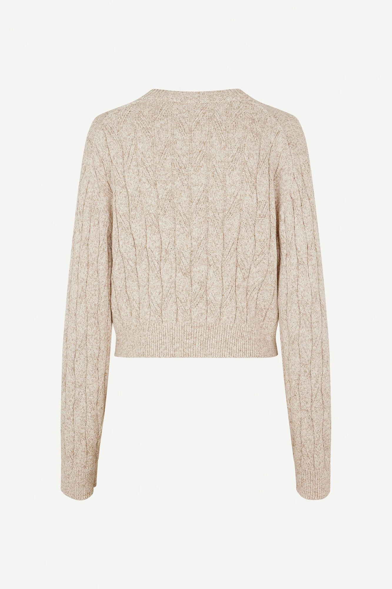 Samsoe And Samsoe Naisten Neuletakki Lou Gardigan 14287 Beige 6 Samsoe And Samsoe Naisten Neuletakki Lou Gardigan 14287 Beige - Image 4