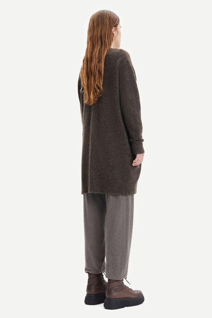 Samsoe And Samsoe Naisten Neuletakki, NOR CARDIGAN 7355 Tummanruskea 4 Samsoe And Samsoe Naisten Neuletakki, NOR CARDIGAN 7355 Tummanruskea - Image 2