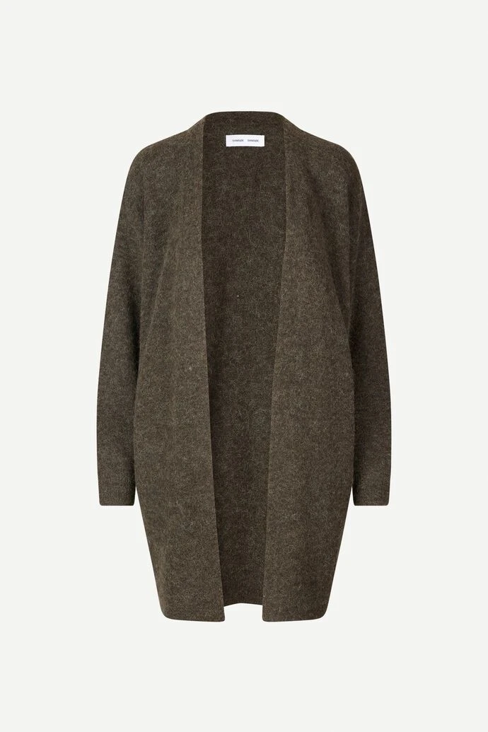 Samsoe And Samsoe Naisten Neuletakki, NOR CARDIGAN 7355 Tummanruskea 5 Samsoe And Samsoe Naisten Neuletakki, NOR CARDIGAN 7355 Tummanruskea - Image 3